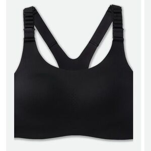 This is a Brooks Women's Dare Racerback 2.0 Bra in black, size 32E.